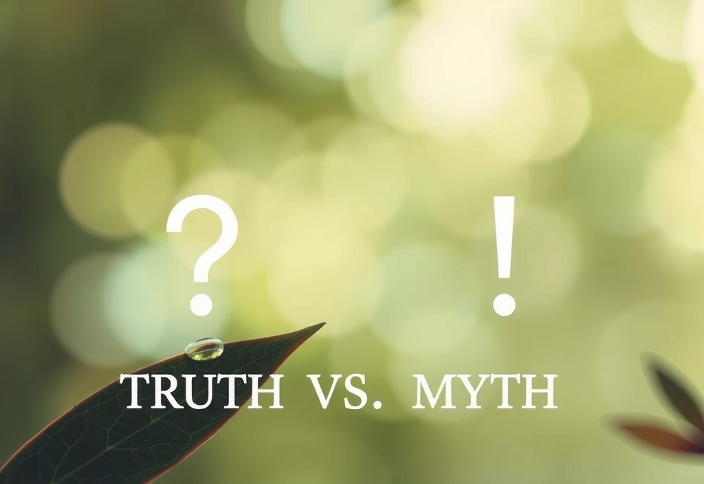 A minimalist, high-quality image of a question mark and an exclamation mark, subtly integrated with natural elements, conveying clarity.