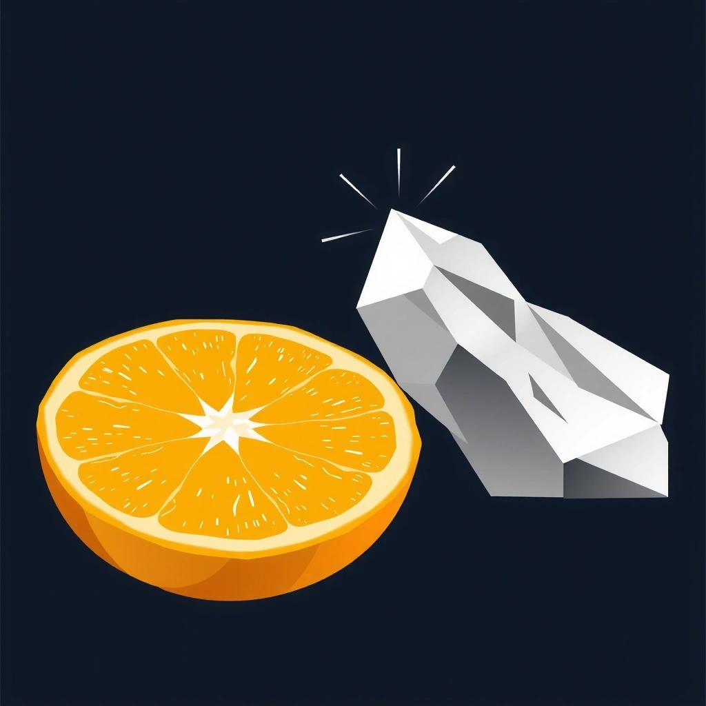 Ilustración de Vitamina C y Zinc
